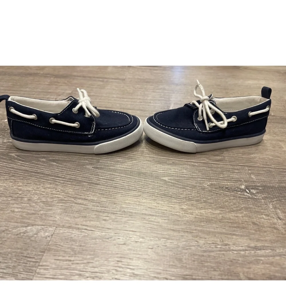 Gymboree Toddler Boys Size 11 Navy Shoes